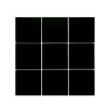 MOZZA TILE Square Matte Black 97x97mm (300x300mm)